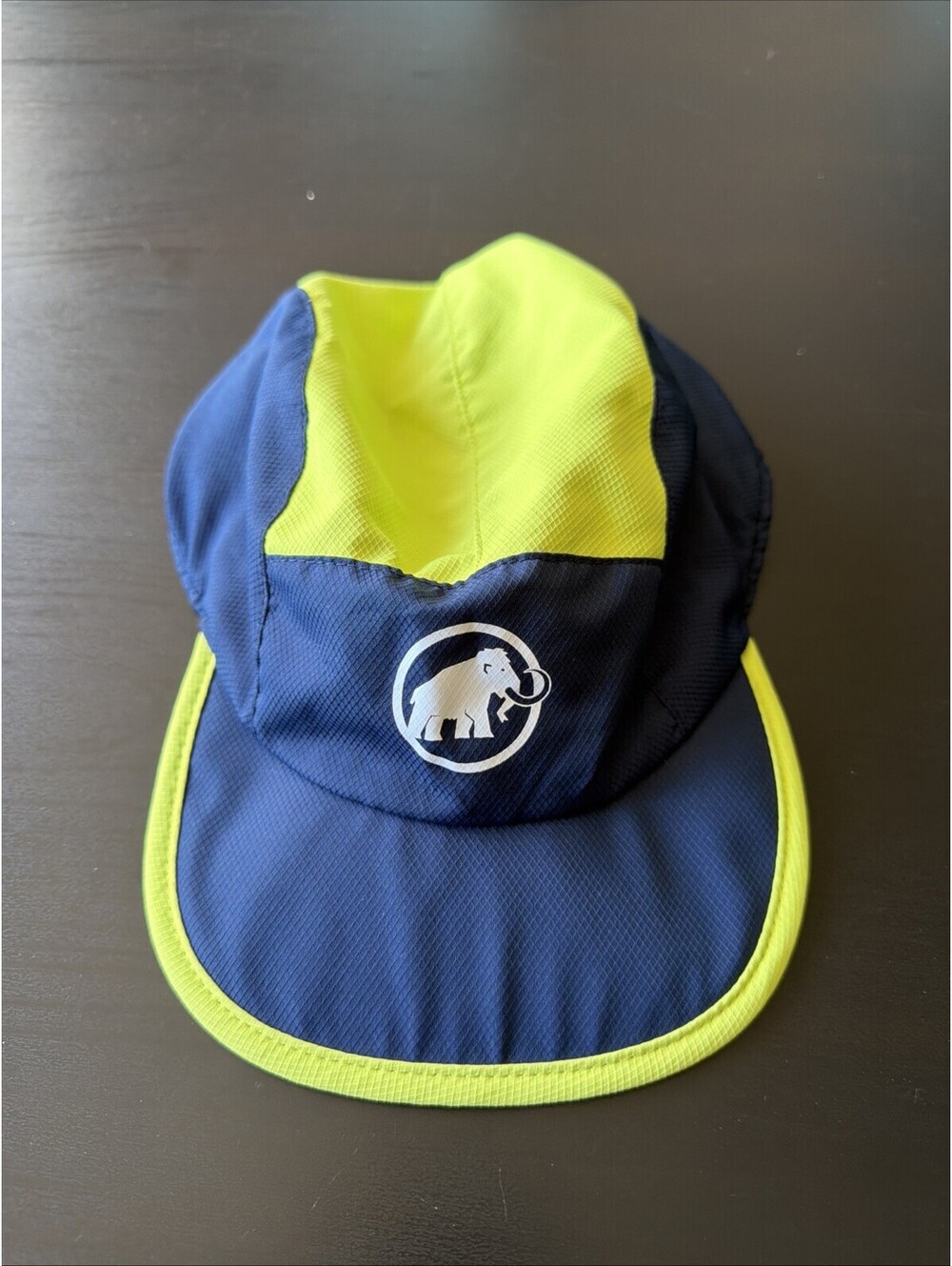 Mammut Aenergy Light Cap Running Cap Adjustable Strap Navy/yellow Small/Medium